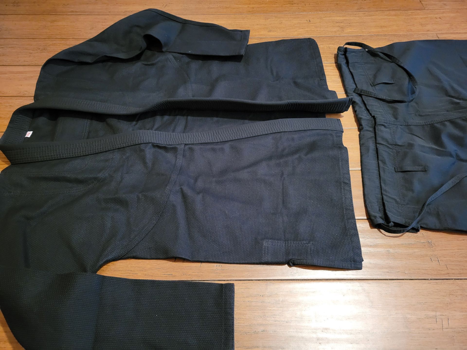 Martial Arts Mens Jiu-Jitsu Kimono Black Uniform Size A-3 - photo 5