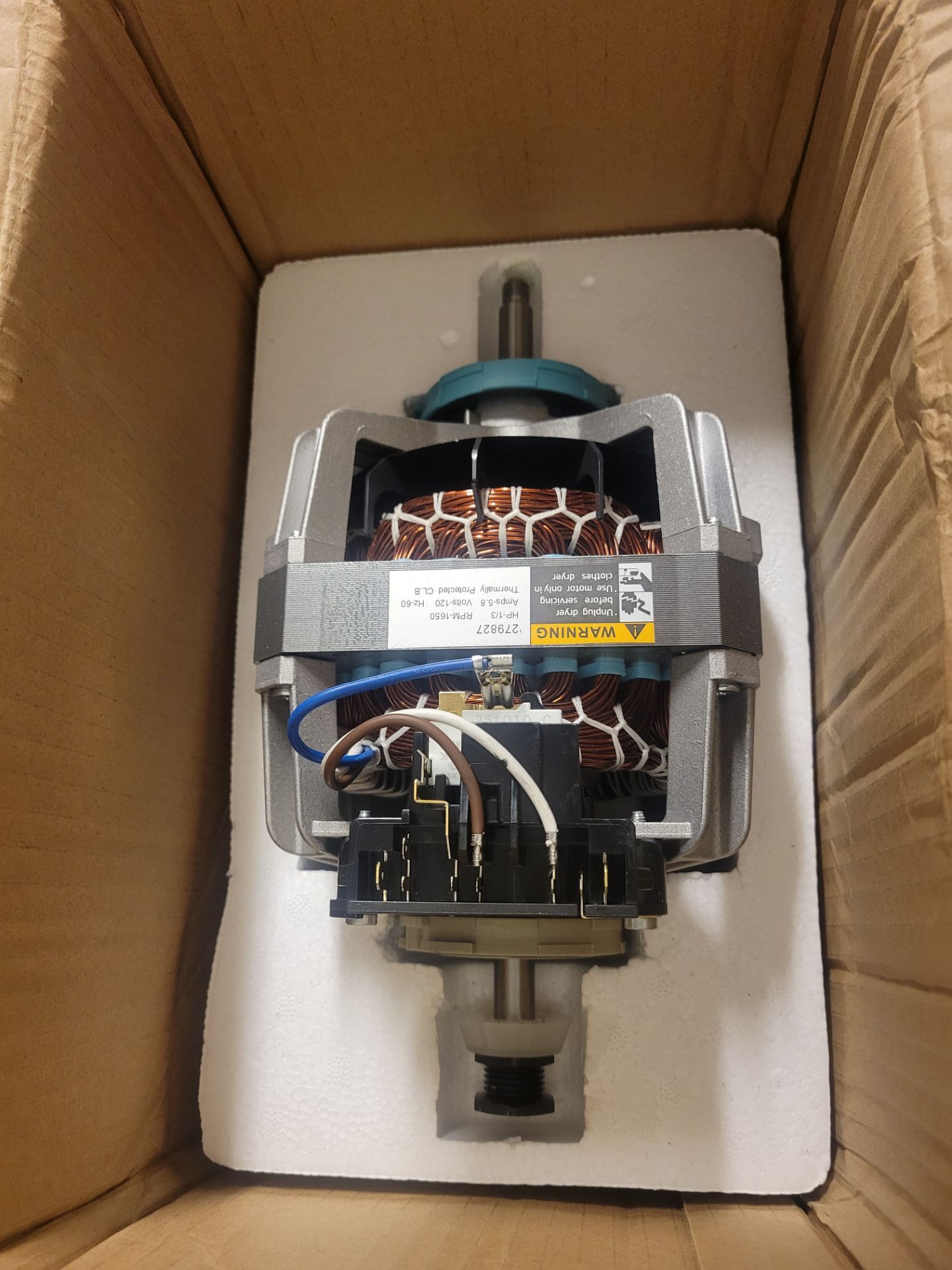 279827 Dryer Drive Motor For Whirlpool Kenmore Roper Estate - photo 2