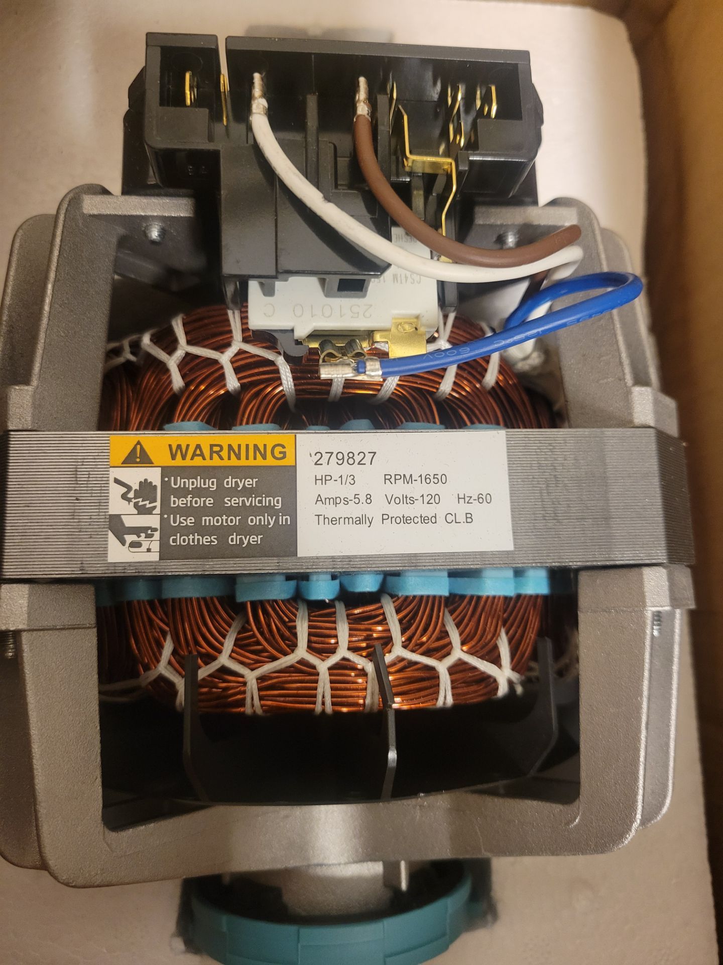 279827 Dryer Drive Motor For Whirlpool Kenmore Roper Estate - photo 3