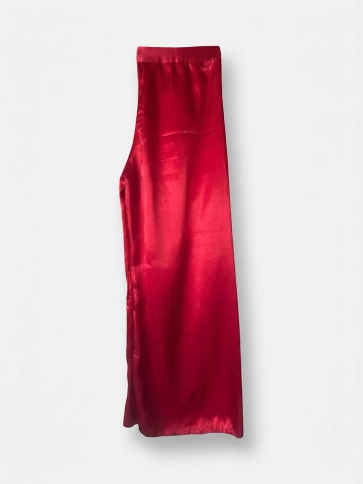 Traditional Vietnamese Áo Dài – Red Embellished Set – Size Small - photo 2
