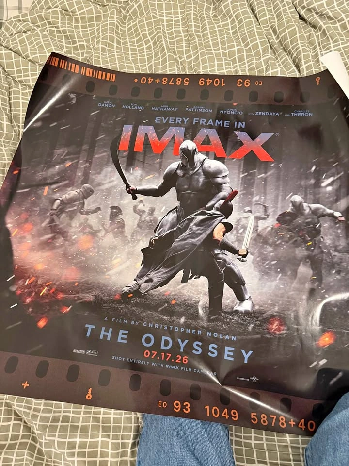 The Odyssey every frame in IMAX exclusive poster