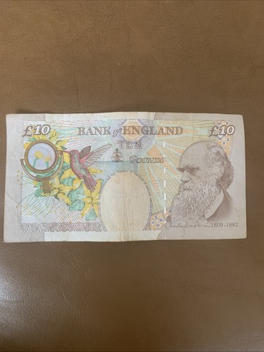 Old Great Britain Bank of England £10 pounds Note Queen Elizabet - photo 2