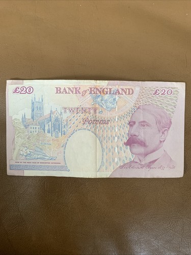 Old Great Britain Bank of England £20 pounds Note Queen Elizabet - photo 2