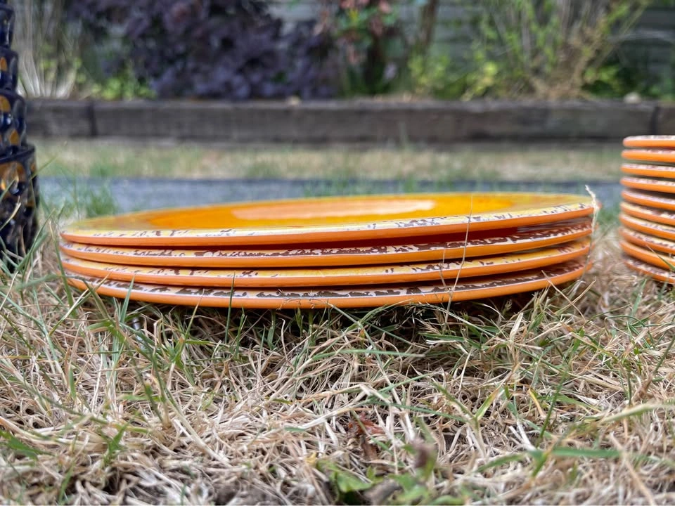 Colorful Assorted Dinnerware Set-Camping, Picnic - photo 2