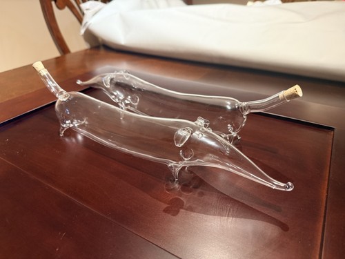 Daschund Dog Oil Vinegar Cruet Bottle Set of Two by Amici - photo 5