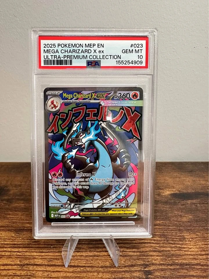 2025 POKEMON MEP EN-ME UPC BLACK STAR PROMO #023 MEGA CHARIZARD