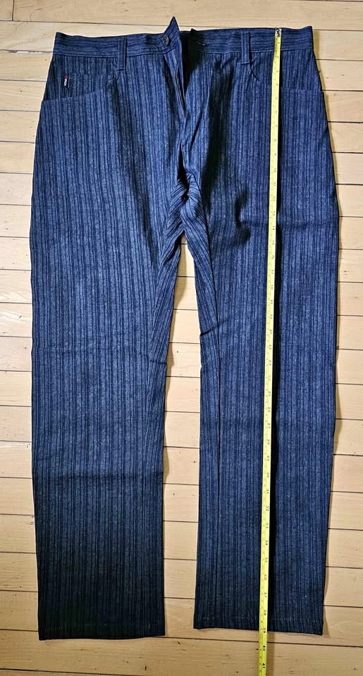 Vintage RMOI Pinstripe Loose Fit Straight Leg Pants
