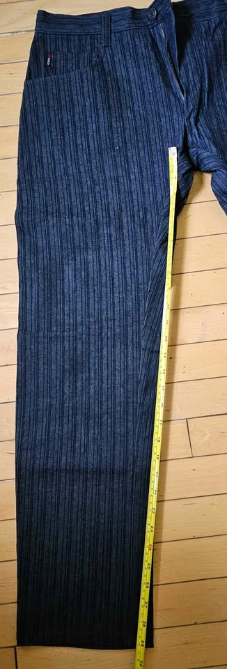Vintage RMOI Pinstripe Loose Fit Straight Leg Pants - photo 2