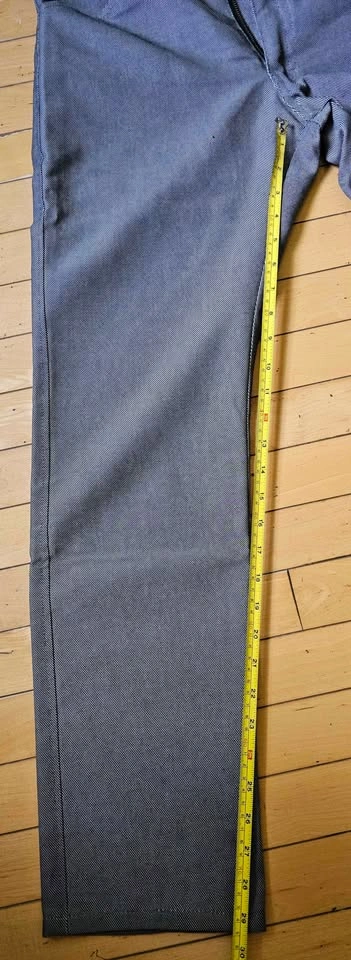 Vintage RMOI Textured Grey Loose Fit Straight Leg Pants - photo 2