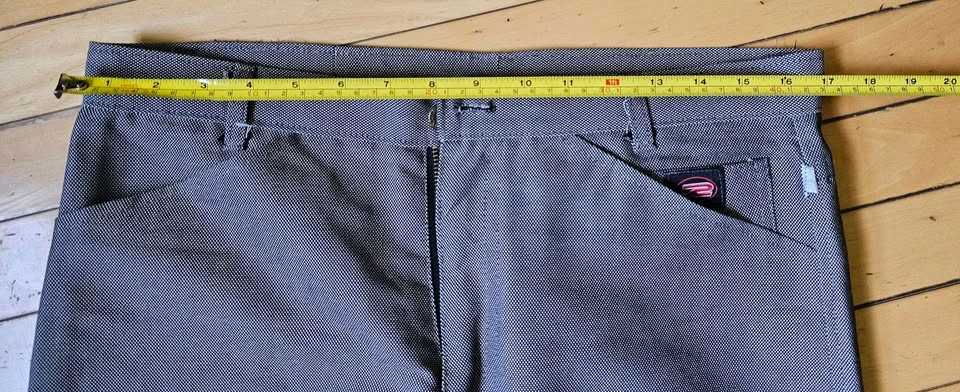 Vintage RMOI Textured Grey Loose Fit Straight Leg Pants - photo 3