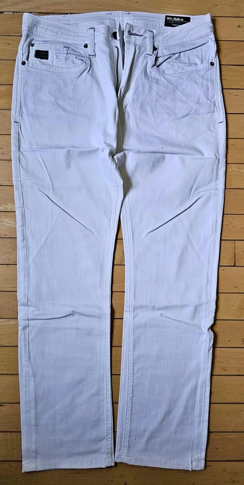 Buffalo David Bitton Men’s Ash-X White Skinny Stretch Jeans 31x3