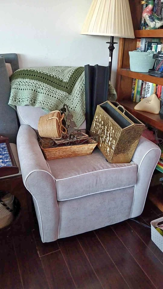 Light Gray rocking chair