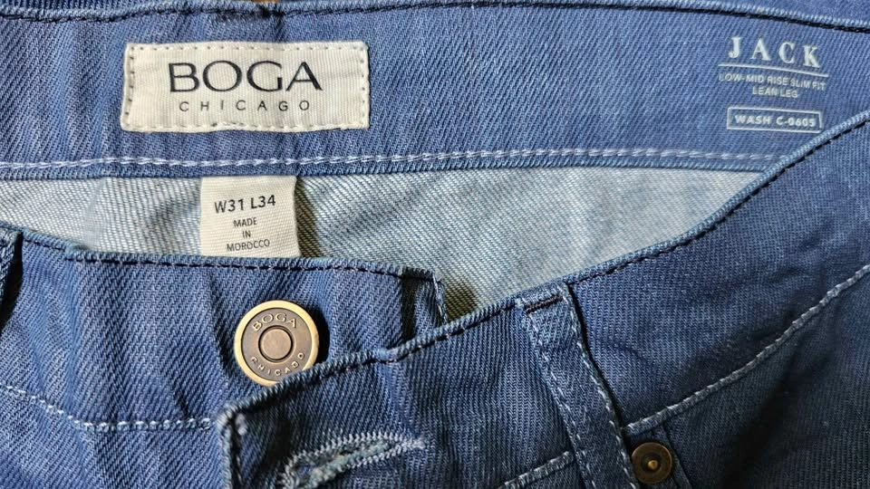 BOGA Chicago Men’s "Jack" Slim Fit Jeans W31 L34 - photo 3