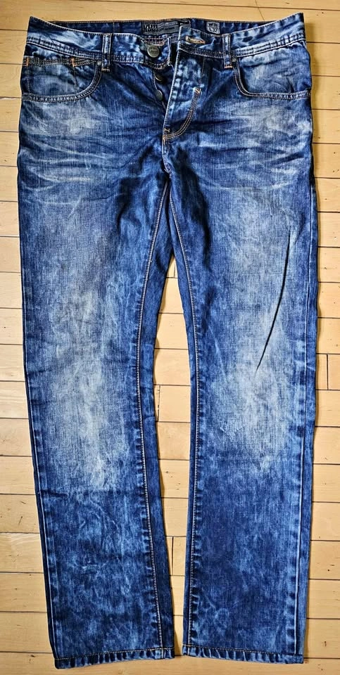 Vintage Poolman Jeans Heavy Acid Wash Jeans - W31 L32