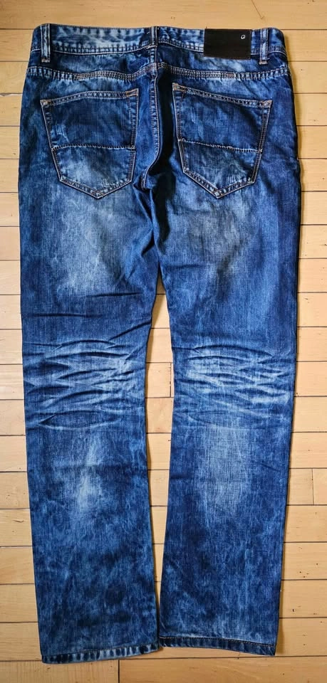 Vintage Poolman Jeans Heavy Acid Wash Jeans - W31 L32 - photo 2