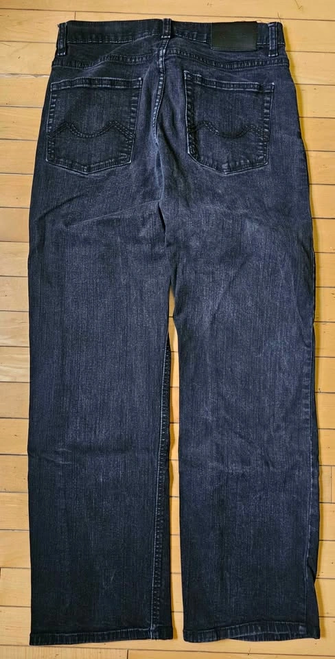 LOT OF 2: Urban Star Men’s Washed Black Stretch Jeans 30x31 - photo 2