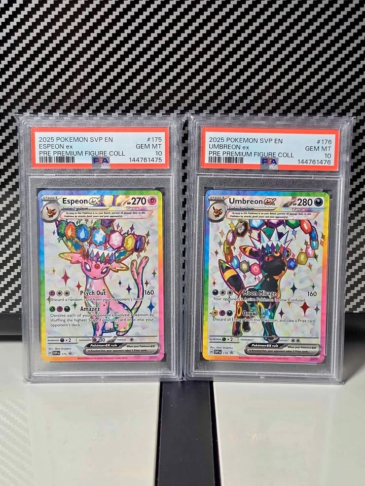 Espeon Umbreon PSA 10 Sequential Set