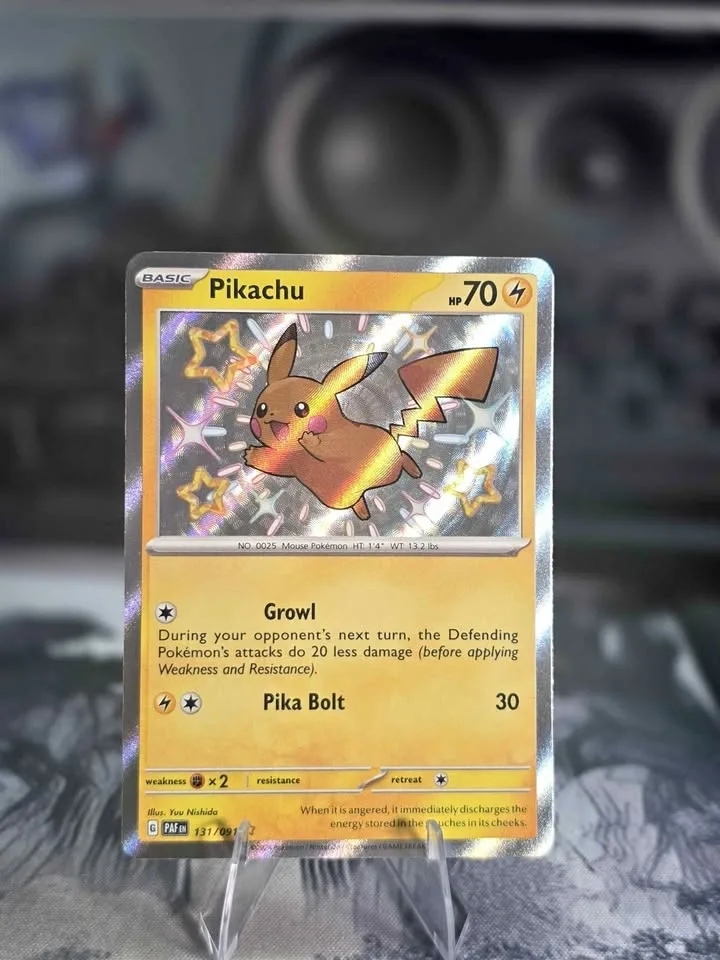 Pikachu Shiny Rare Paldean Fates 131/091
