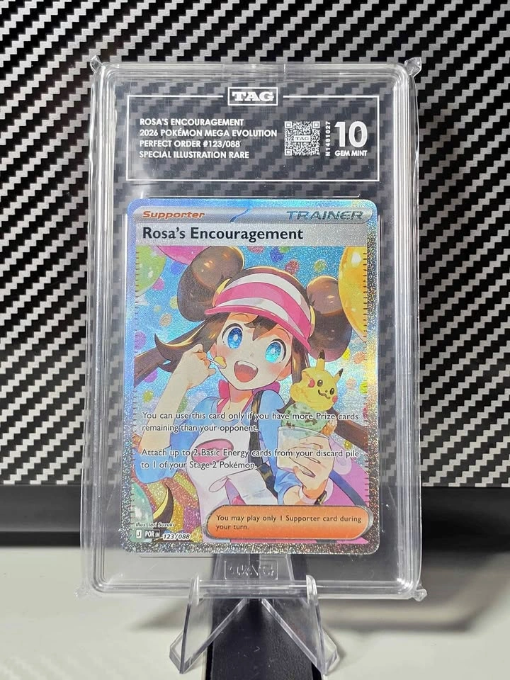 Rosa's Encouragement 123/088 Pokémon Mega Evolution TAG 10 Gem M
