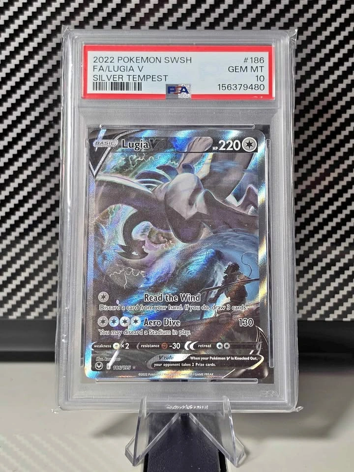 Pokemon Silver Tempest Lugia V PSA 10