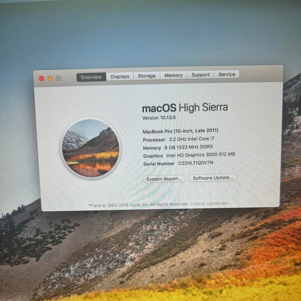 2011 MacBook Pro 15” (i7/8GB/120GB) - photo 2