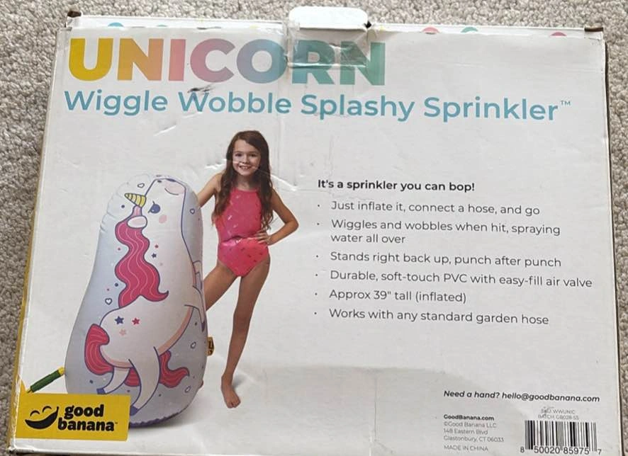 Unicorn Splashy Sprinkler – Funny Inflatable Outdoor Toy - photo 2