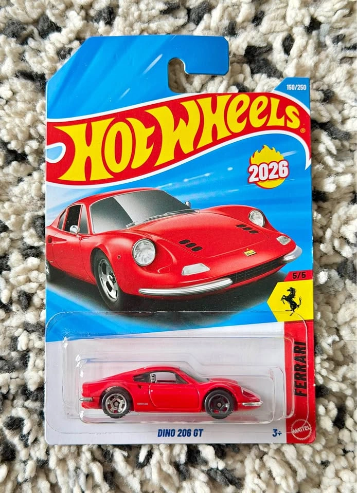 Hot Wheels Error Ferrari Dino GT