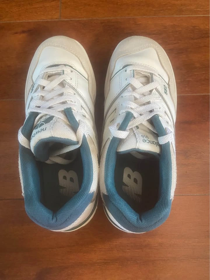 Kids Size 1.5 Green New Balance 550s - photo 4