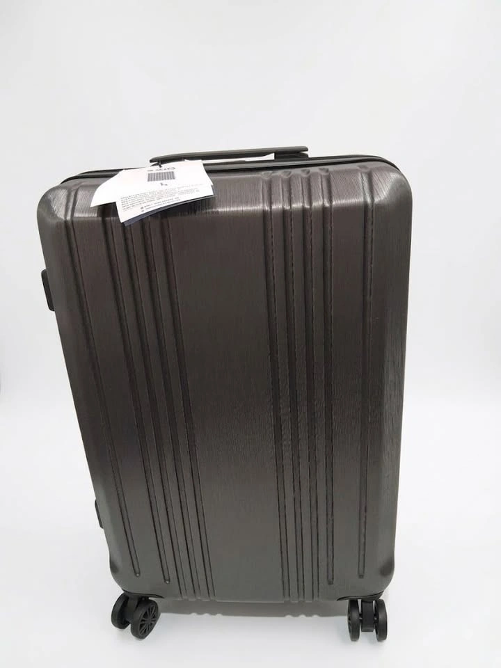 COOLIFE LUGGAGE EXPANDABLE SUITCASE - 20" - SILVER/GREY - photo 3
