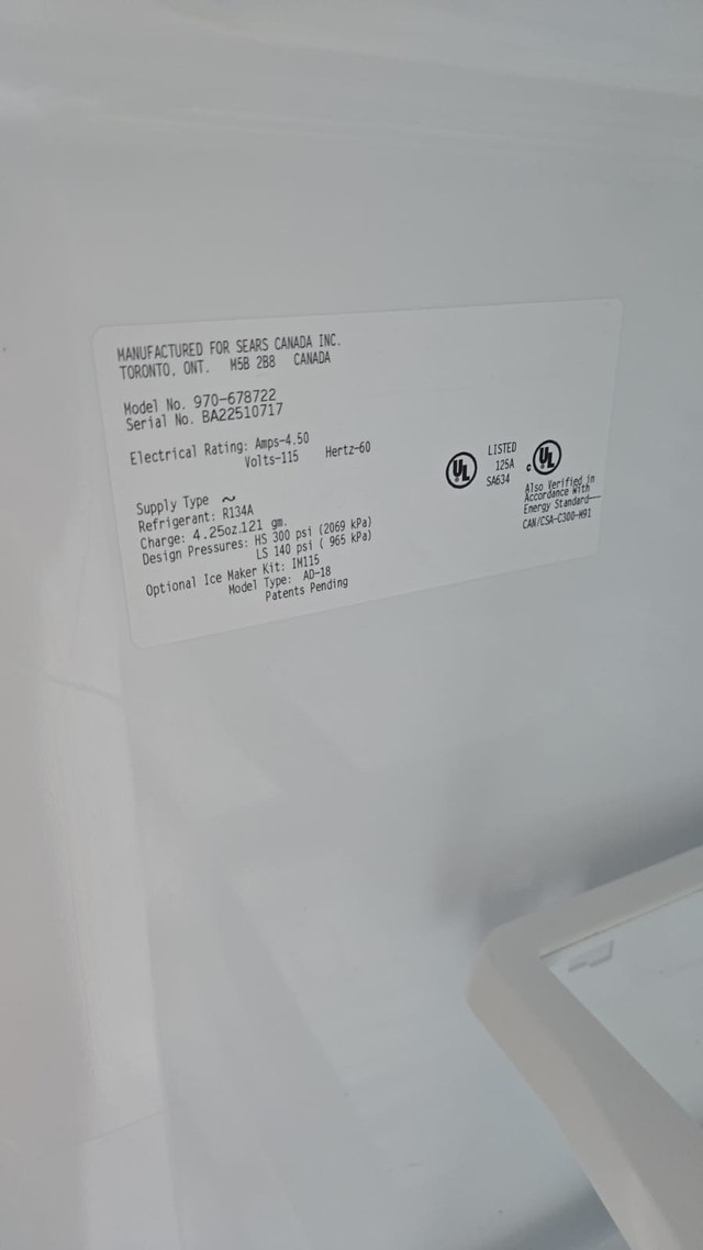 Kenmore Refrigerator - photo 4