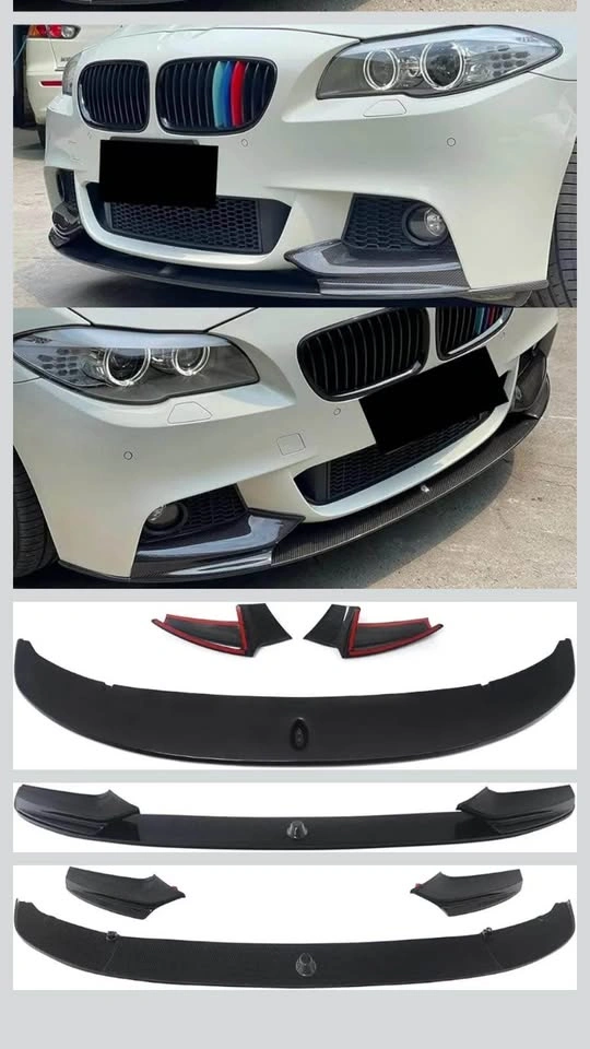 BMW F10 5 Series Carbon Fiber Front Lip Splitter (M Sport) - photo 3