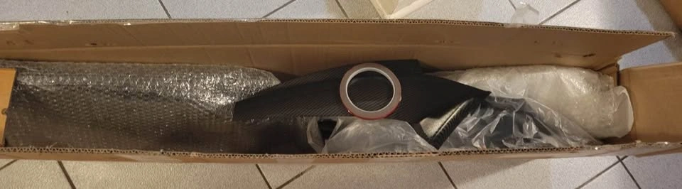 BMW F10 5 Series Carbon Fiber Front Lip Splitter (M Sport) - photo 5
