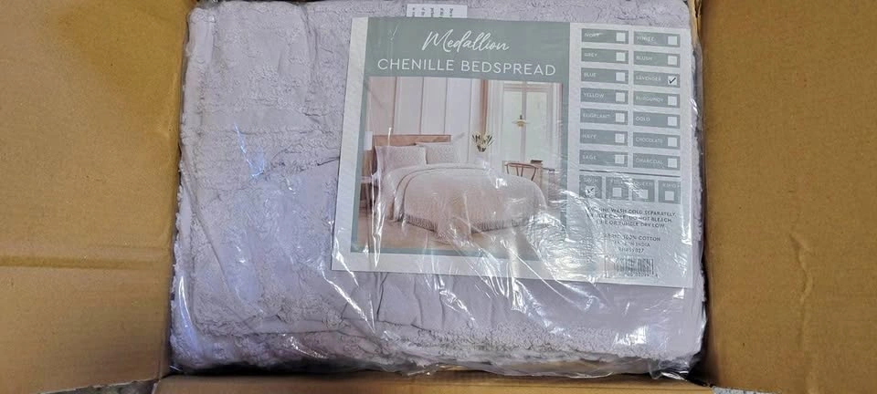 Medallion Chenille Bedspread