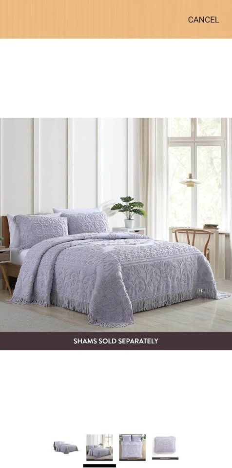 Medallion Chenille Bedspread - photo 2
