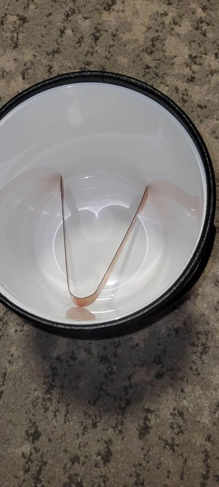 Vintage Copper and Black Ice Bucket with Tongs - photo 3