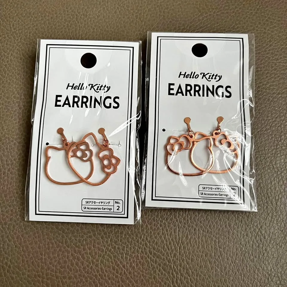BNIB Japan Sanrio Hello Kitty Clip on Earrings thumbnail