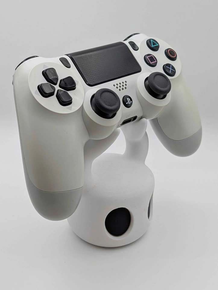 PS4 controller – Upgraded Anti-Drift Hall Effect (White) - photo 2
