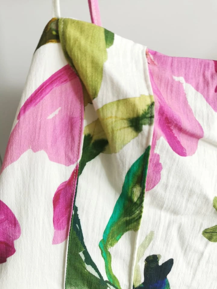 Dynamite Ivory Floral Front Seam Mini Dress - photo 3