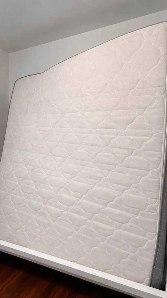 Queen Size White Bed Frame with Headboard & LED Lights - photo 4