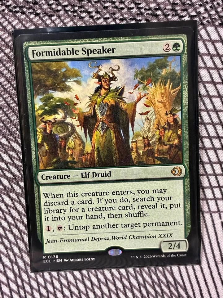 Formidable Speaker MTG Card