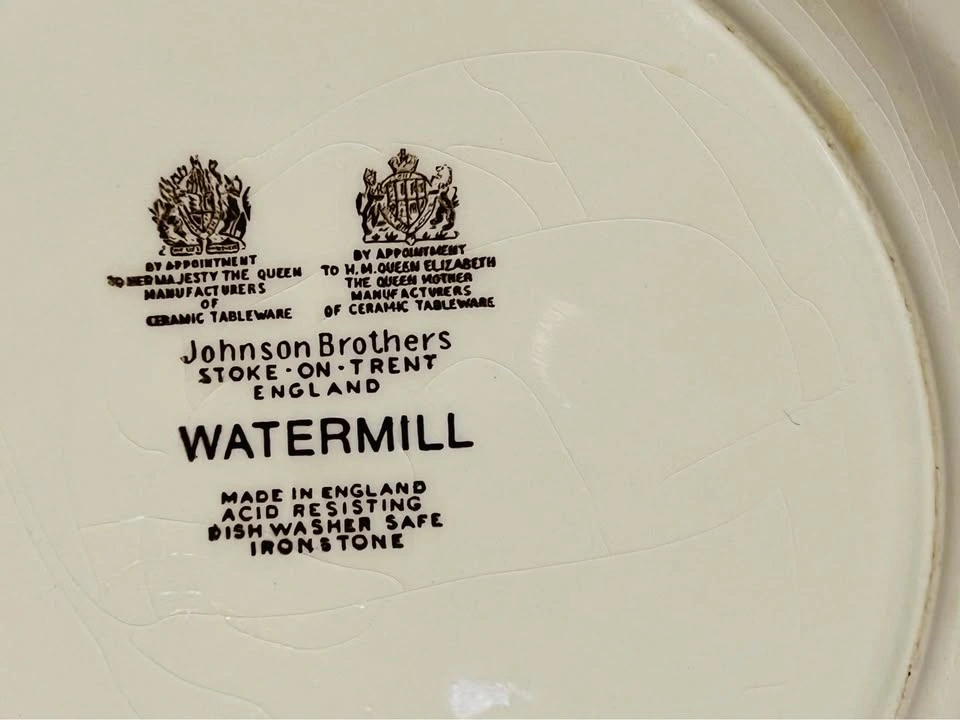 Johnson Brothers Watermill Brown & White Ironstone 10” Plate - photo 4