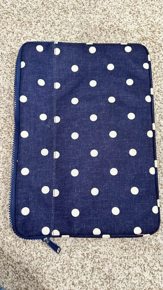 Cute polka dot laptop case - photo 3