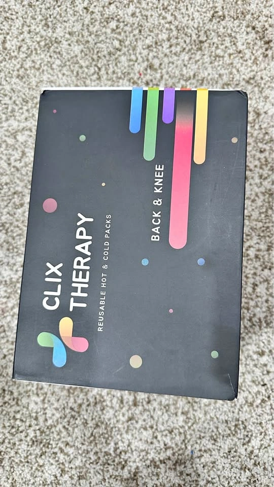 Back and knee clix therapy heat pad