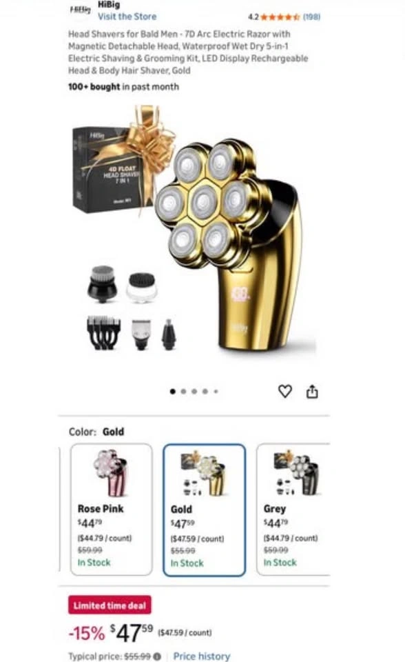 Head Shavers Clipper Trimmer Grooming Shaving Razor - photo 3