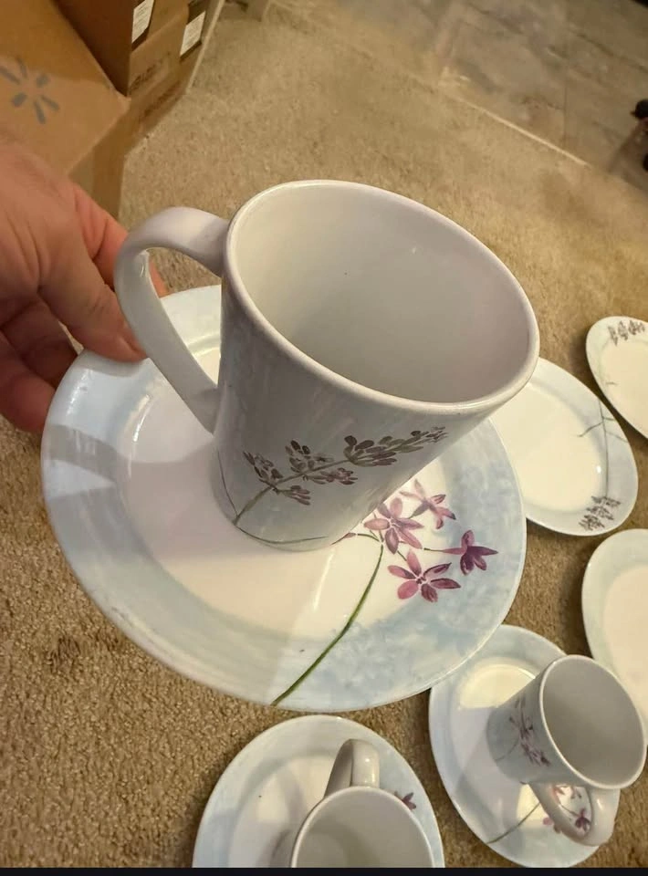 Vintage 20 Piece Corelle Impressions Summer Meadow Set - photo 5