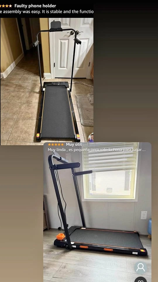 16% Incline Walking Pad Treadmill, 3-in-1 Under Desk