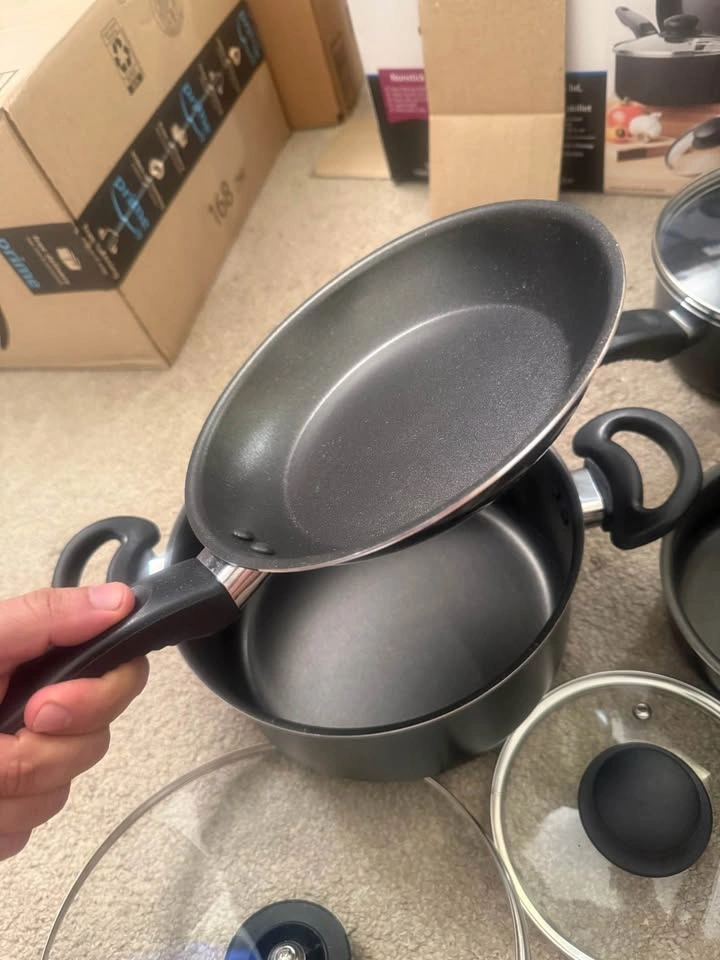 6-Piece Nonstick Cookware Set with Glass Lids - photo 5