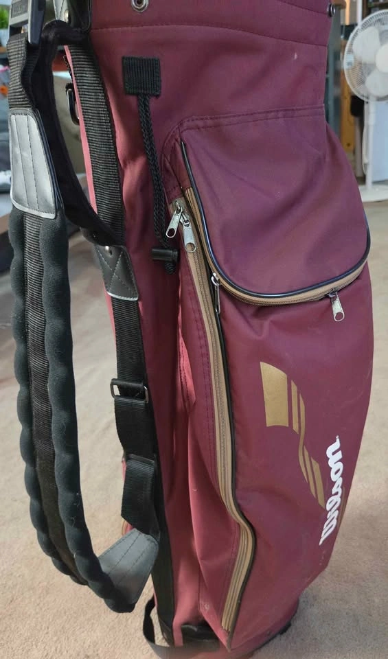 Set of mixed Left handed Golf Clubs and Wilson golf bag - photo 4