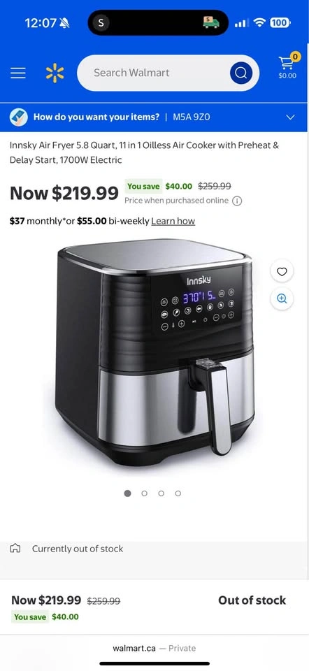 Moving Sale - Large Air Fryer - photo 3
