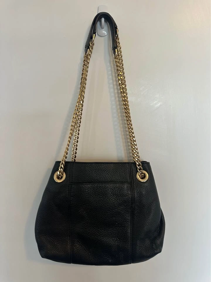 Michael Kors Jet Set Medium Pebbled Leather Chain Shoulder Bag - photo 2